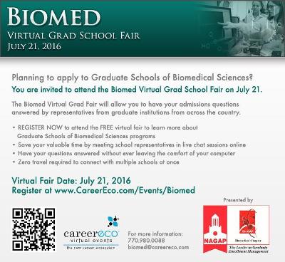 Biomed Virtual Grad School Fair